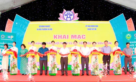 Hà Nội tổ chức Tuần hàng giới thiệu và xúc tiến thiêu thụ sản phẩm OCOP năm 2025 tại quận Tây Hồ