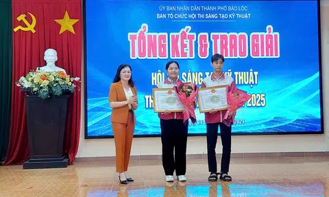 Thành phố Bảo Lộc, Lâm Đồng: Tổng kết và trao giải Hội thi sáng tạo kỹ thuật thành phố năm 2025