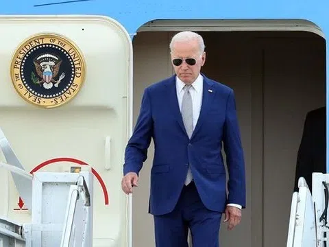 Những hình ảnh đầu tiên của Tổng thống Hoa Kỳ Joe Biden tại Việt Nam