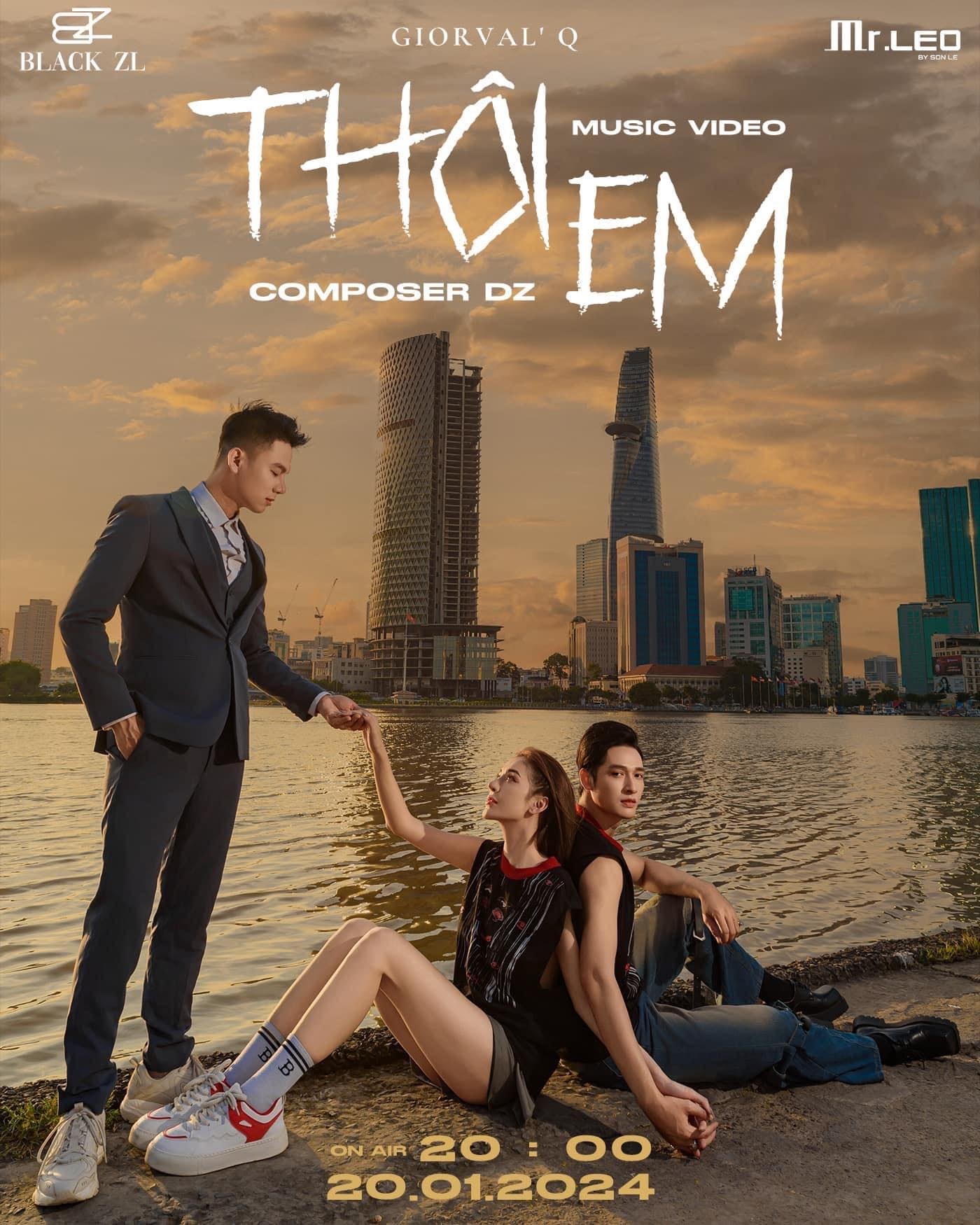 Siêu mẫu Văn Cường lại đốn tim fan trong MV “Thôi em” sắp trình làng