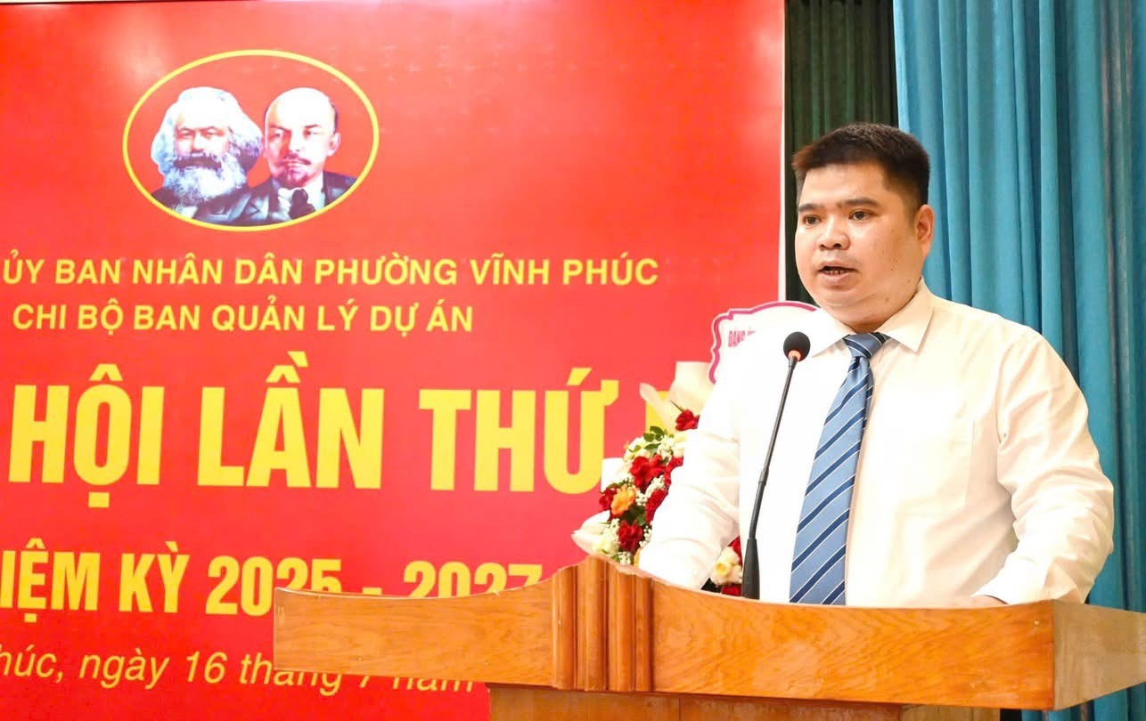 Phú Thọ: Chi bộ Ban Quản lý Dự án phường Vĩnh Phúc phát huy vai trò hạt nhân chính trị, lãnh đạo thực hiện hiệu quả các nhiệm vụ phát triển