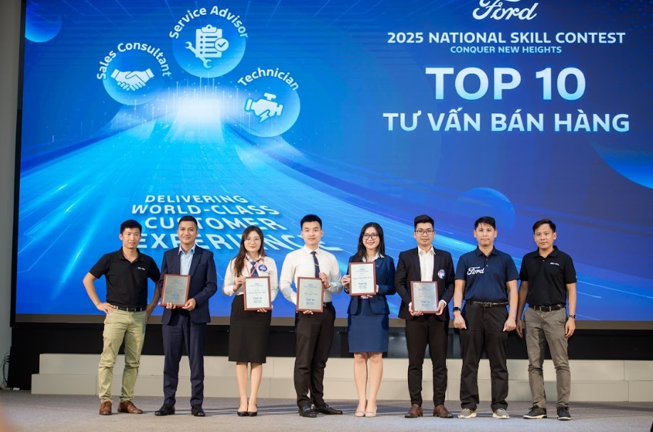 Ford Việt Nam tổ chức hội thi tay nghề toàn quốc 2025, nâng cao chất lượng dịch vụ khách hàng ảnh 4