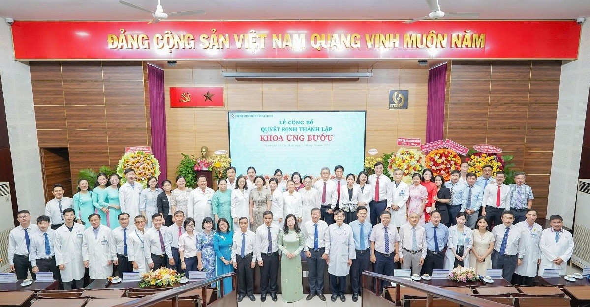 Bệnh viện Nhân dân Gia Định thành lập Khoa Ung bướu
