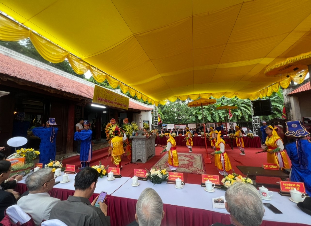 Phú Thọ: Trang trọng Lễ dâng hương tưởng niệm 695 năm ngày mất Danh nhân Đỗ Khắc Chung tại xã Sơn Đông