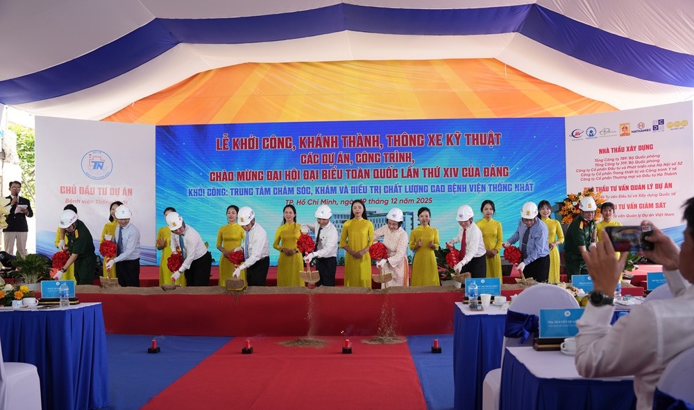 TP.HCM khởi công Dự án Trung tâm chăm sóc, điều trị chất lượng cao cho cán bộ