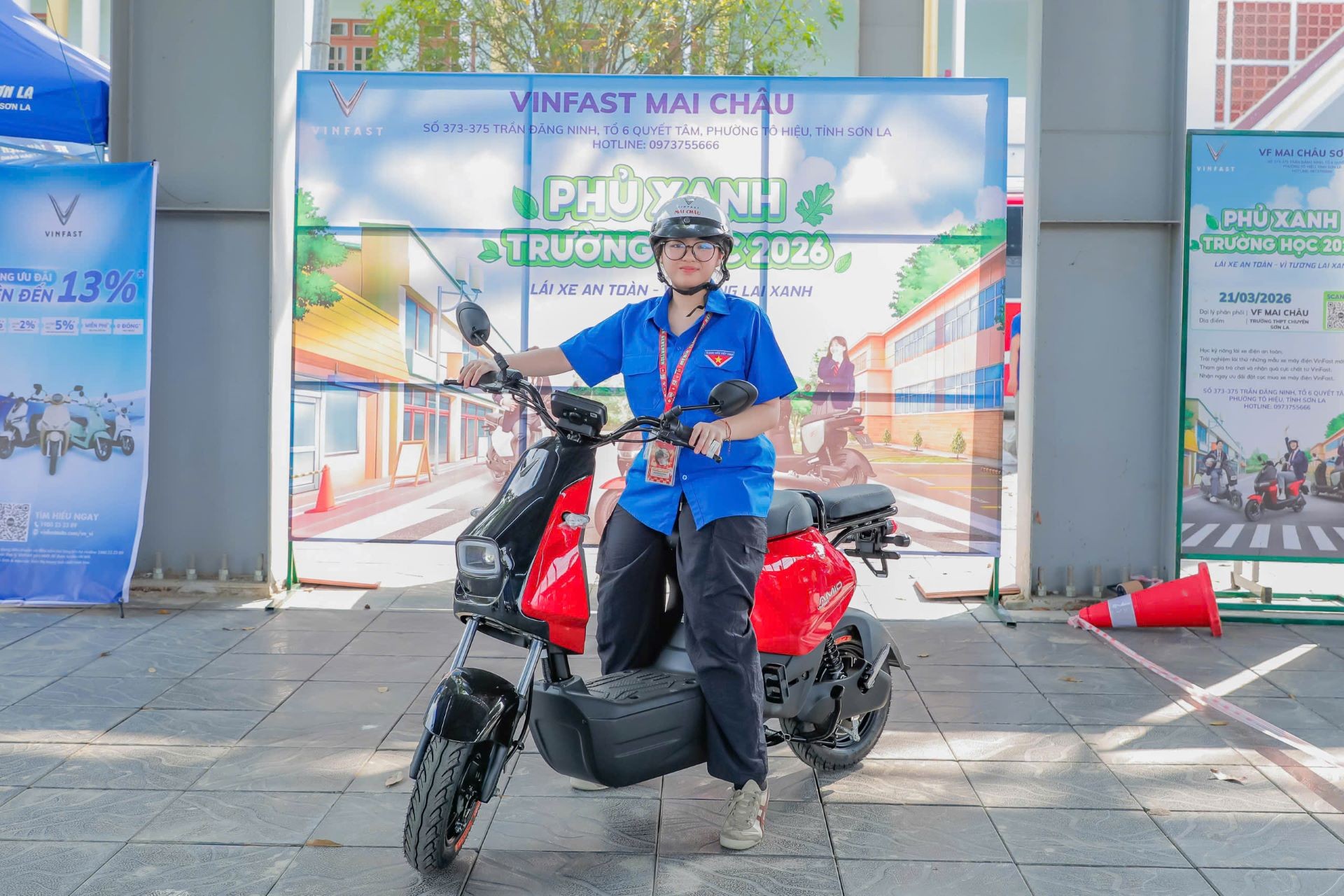 Giá từ 11,7 triệu đồng, thiết kế tích hợp bàn đạp: VinFast Amio ‘làm mưa làm gió’ ở phân khúc xe máy điện học sinh ảnh 1