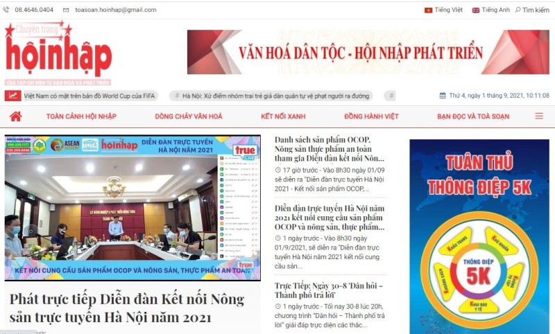 Hà Nội: Sở Nông nghiệp và Phát triển nông thôn thúc đẩy chuyển đổi số và thương mại điện tử