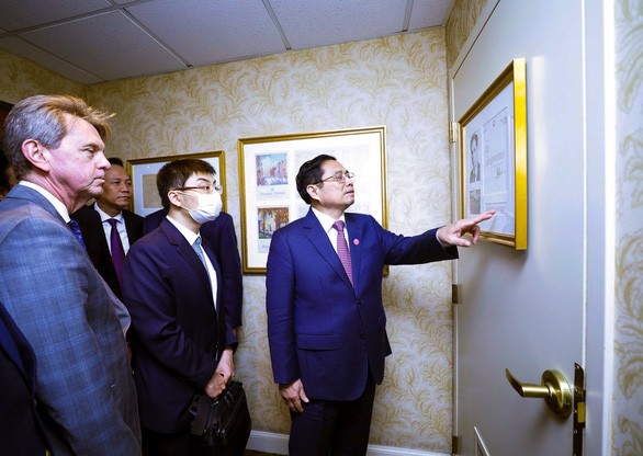 Thủ tướng Phạm Minh Chính thăm nơi Bác Hồ từng làm việc tại Mỹ
