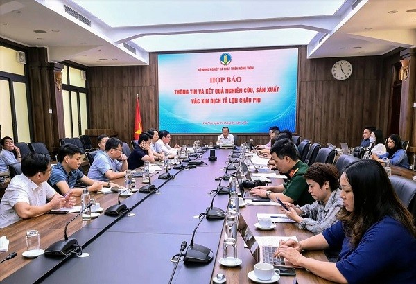 Việt Nam sản xuất thành công vaccine phòng dịch tả lợn Châu Phi