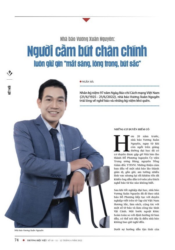 Nhà báo Vương Xuân Nguyên: Nghề báo và Những kỷ niệm khó quên