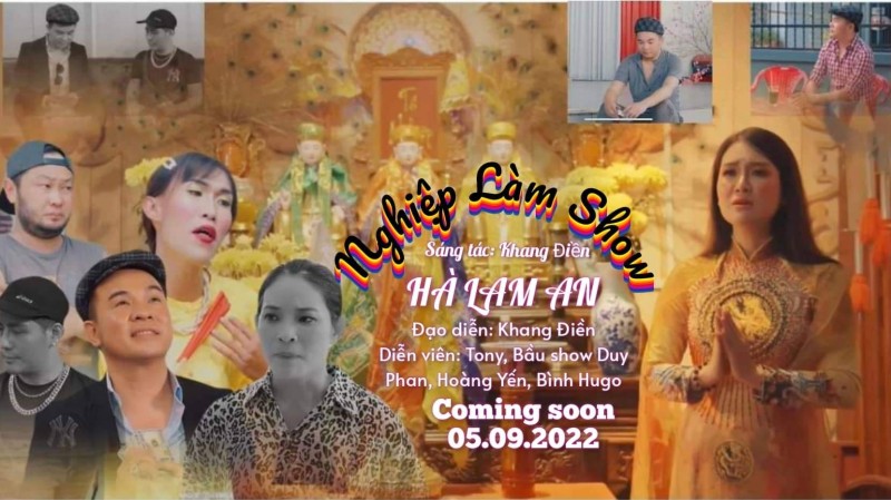 Hà Lam An hợp tác cùng Nhạc sĩ Khang Điền trong MV "Nghiệp Làm Show"