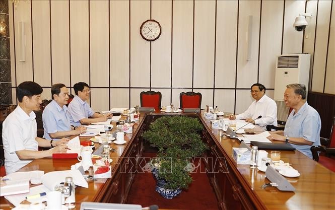 Tổng Bí thư, Chủ tịch nước Tô Lâm chủ trì Phiên họp thường kỳ Lãnh đạo chủ chốt đầu tiên