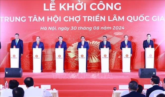 Khởi công Trung tâm Hội chợ Triển lãm Quốc gia tại Đông Anh (Hà Nội) sẽ là điểm đến quốc tế cho các sự kiện thương mại, triển lãm hàng đầu toàn cầu