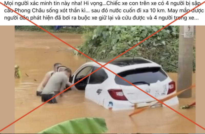 Xử phạt nhiều đối tượng tung tin giả liên quan đến phòng chống bão lũ số 3