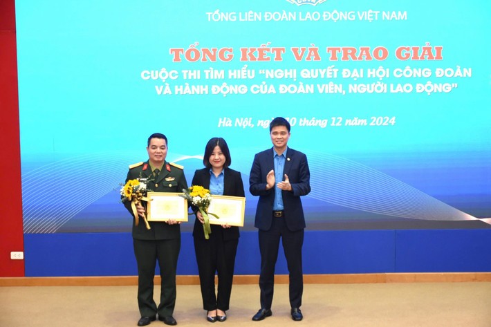 Tổng kết va trao giải cuộc thi tìm hiểu Nghị quyết Đại hội Công đoàn