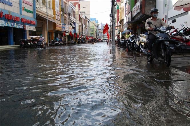 Khu vực ven biển Đông Nam Bộ có khả năng xuất hiện đợt triều cường