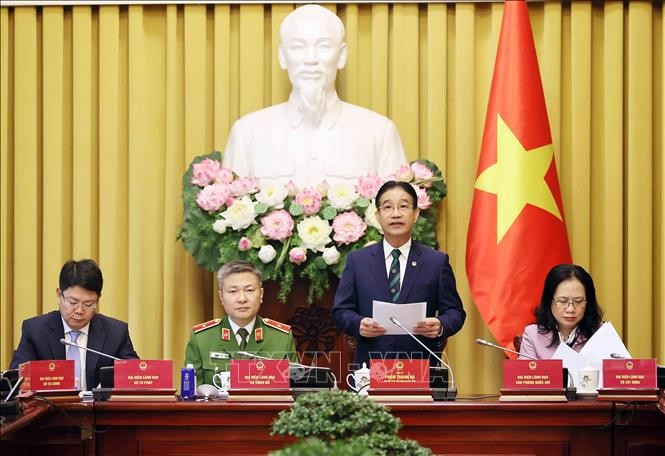 Họp báo Công bố Lệnh của Chủ tịch nước về 9 luật vừa được Quốc hội thông qua