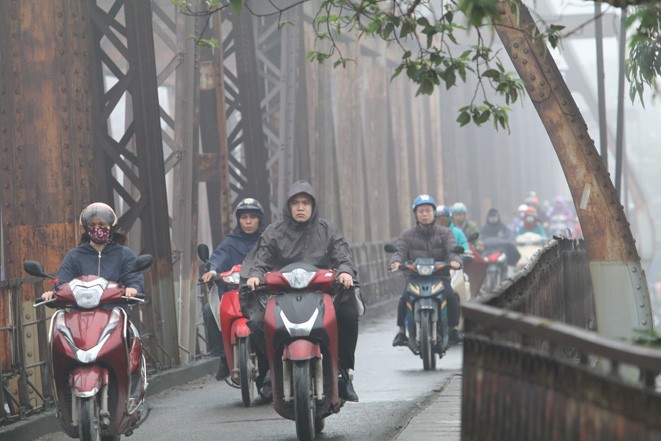 Bắc Bộ mưa ẩm, sương mù, trời rét