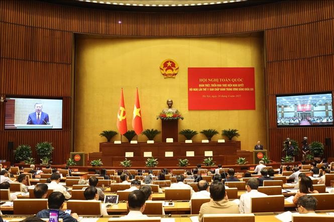 Tổng Bí thư Tô Lâm: Đây là một “cuộc cách mạng” về sắp xếp bộ máy tổ chức, sắp xếp đơn vị hành chính và cải cách, đổi mới để phát triển đất nước
