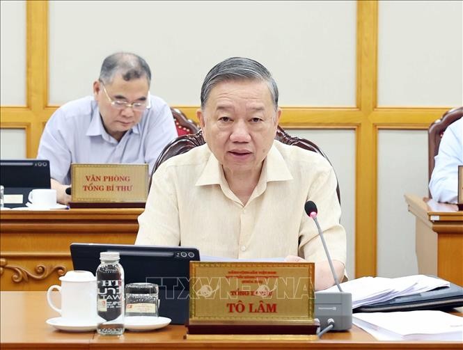 Tổng Bí thư Tô Lâm: Mục tiêu xuyên suốt vận hành bộ máy mới là phục vụ người dân và doanh nghiệp tốt hơn