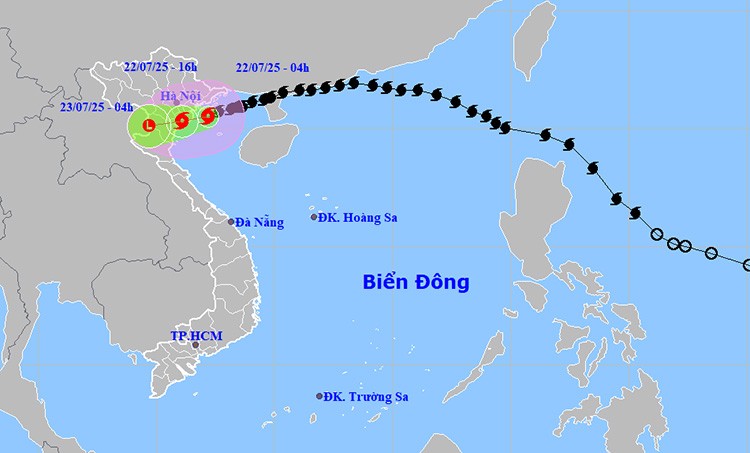 Bão số 3 gây biển động dữ dội, Bắc Bộ mưa lớn và ngập lụt