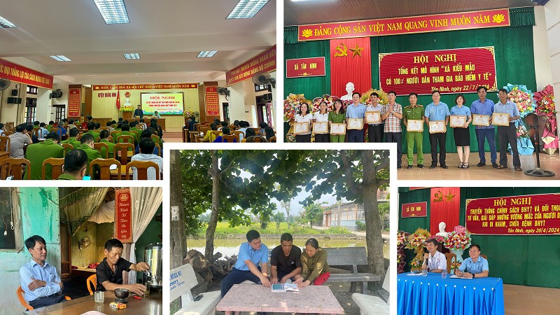 Mô hình xã kiểu mẫu 100% người dân tham gia BHYT cần được nhân rộng