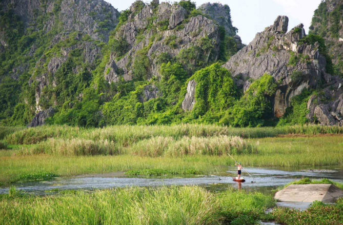 Khung cảnh thanh bình tại ‘nơi có bức tranh tự nhiên lớn nhất’ Việt Nam