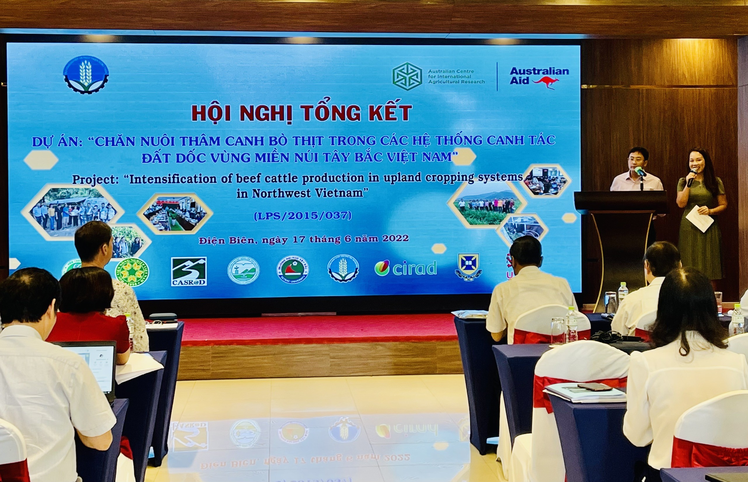 Dự án Chăn nuôi thâm canh bò thịt trong các hệ thống canh tác đất dốc vùng miền núi Tây Bắc Việt Nam, mã số LPS/2015/037