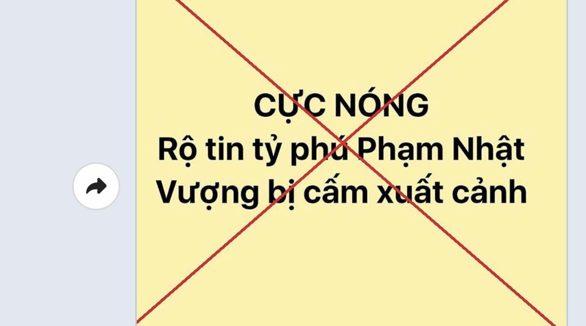 Bộ Công an đang xử lý 9 người đưa tin thất thiệt về chủ tịch một tập đoàn
