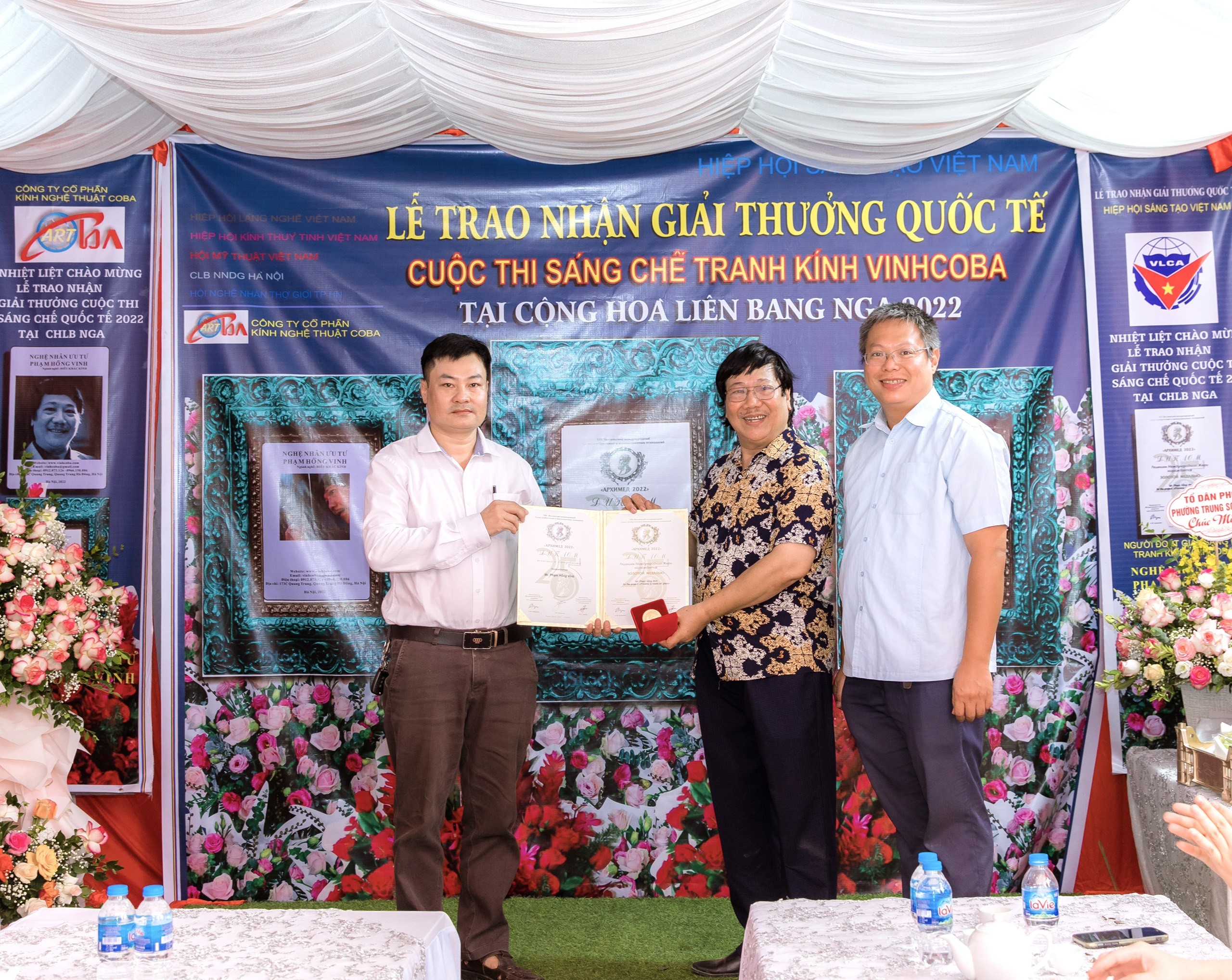 NNUT. Phạm Hồng Vinh đạt giải thưởng Quốc tế về sáng chế và sở hữu trí tuệ tại Liên bang Nga