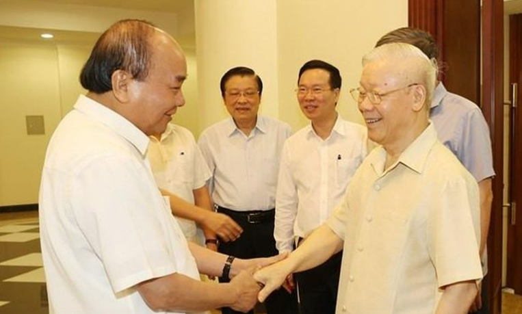 Tổng Bí thư Nguyễn Phú Trọng chủ trì họp Bộ Chính trị, Ban Bí thư