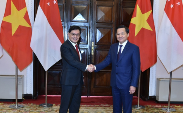 Phó Thủ tướng Lê Minh Khái hội đàm với Phó Thủ tướng Singapore Vương Thụy Kiệt