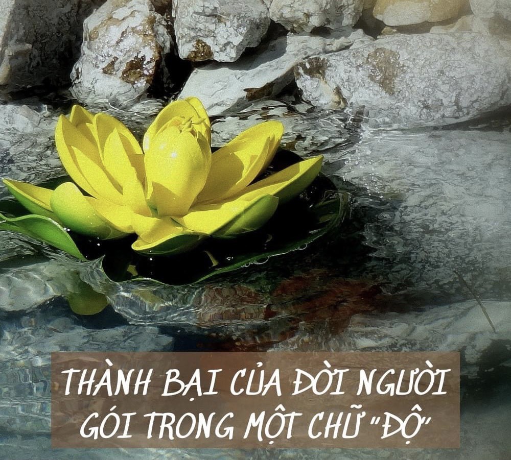 Thành bại của đời người gói trong một chữ “Độ”