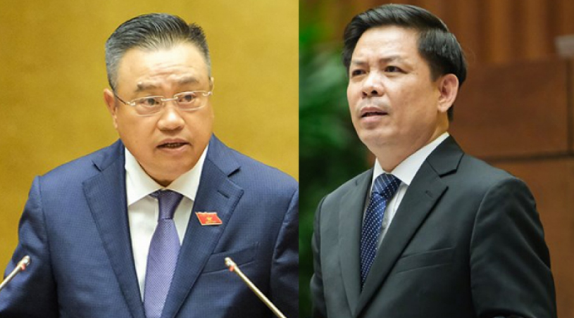 Trình miễn nhiệm, phê chuẩn miễn nhiệm chức vụ với các ông Trần Sỹ Thanh, Nguyễn Văn Thể