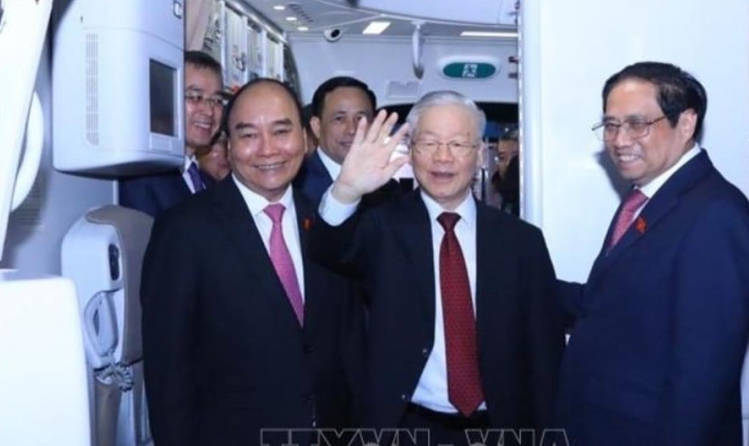 Tổng Bí thư Nguyễn Phú Trọng kết thúc tốt đẹp chuyến thăm chính thức Trung Quốc