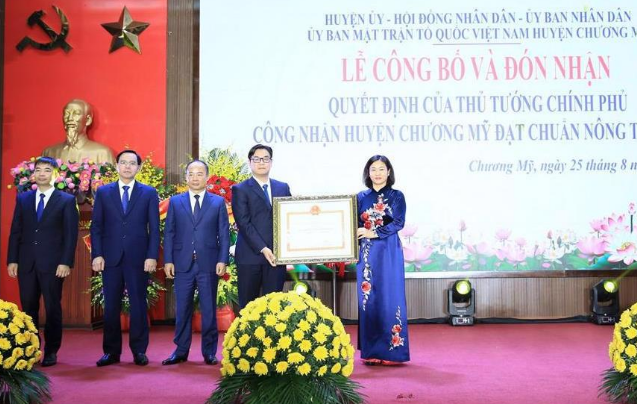 Chương Mỹ  - Hà Nôi:  Đón danh hiệu nông thôn mới và triển khai kế hoạch phát triển trong giai đoạn mới