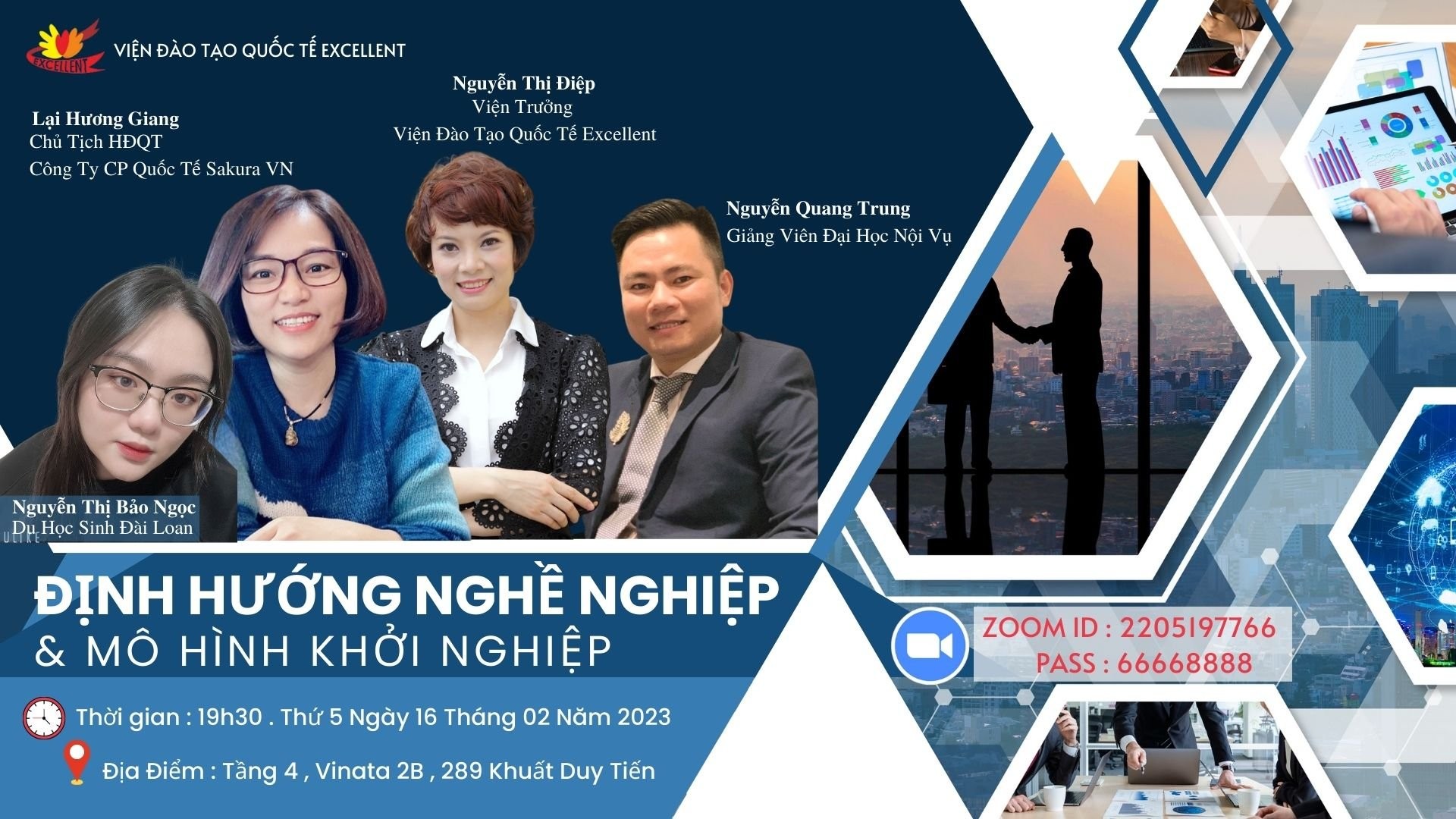 Viện đào tạo Quốc tế Excellent tổ chức định hướng nghề nghiệp cho học sinh vào thứ 5 hàng tuần