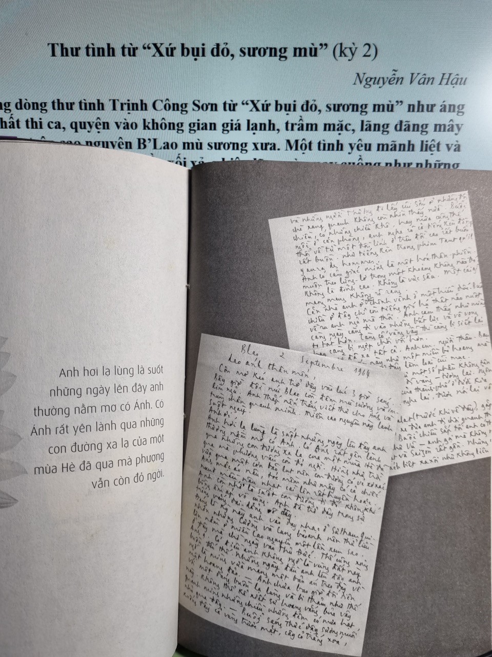 Thư tình từ “Xứ bụi đỏ, sương mù” (kỳ 2)