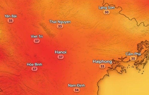 Miền Bắc không có không khí lạnh tràn về nhưng cuối tuần Hà Nội lại nóng như mùa hè