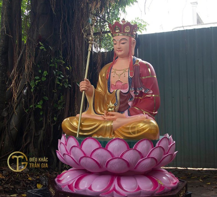 Điêu khắc Trần Gia báo giá tượng Địa Tạng Vương composite