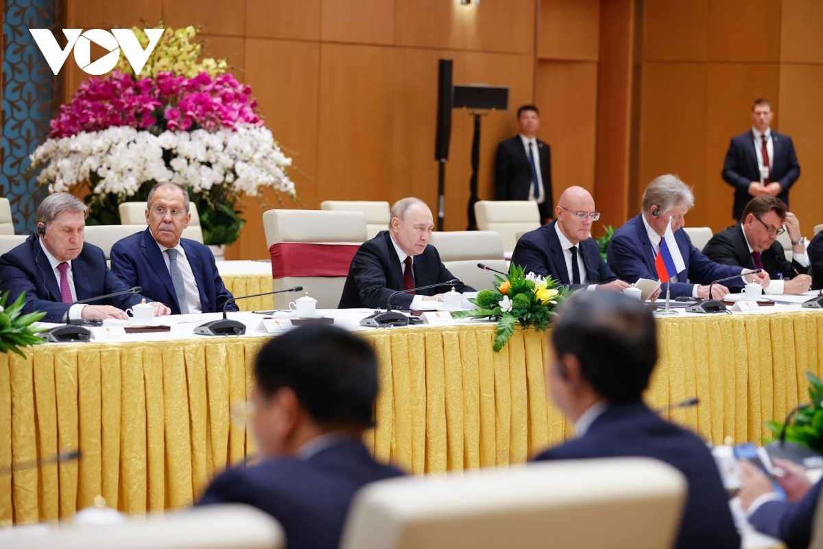 Tổng thống Putin ủng hộ đề nghị của Việt Nam sớm triển khai một số dự án quy mô lớn
