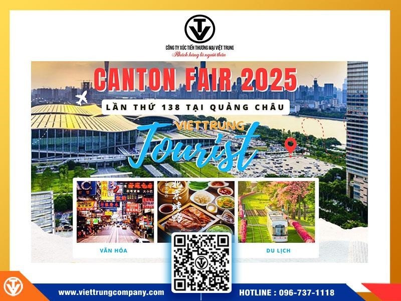 Cùng Việt Trung Company tìm hiểu vé hội chợ Canton Fair 2025 bao nhiêu?