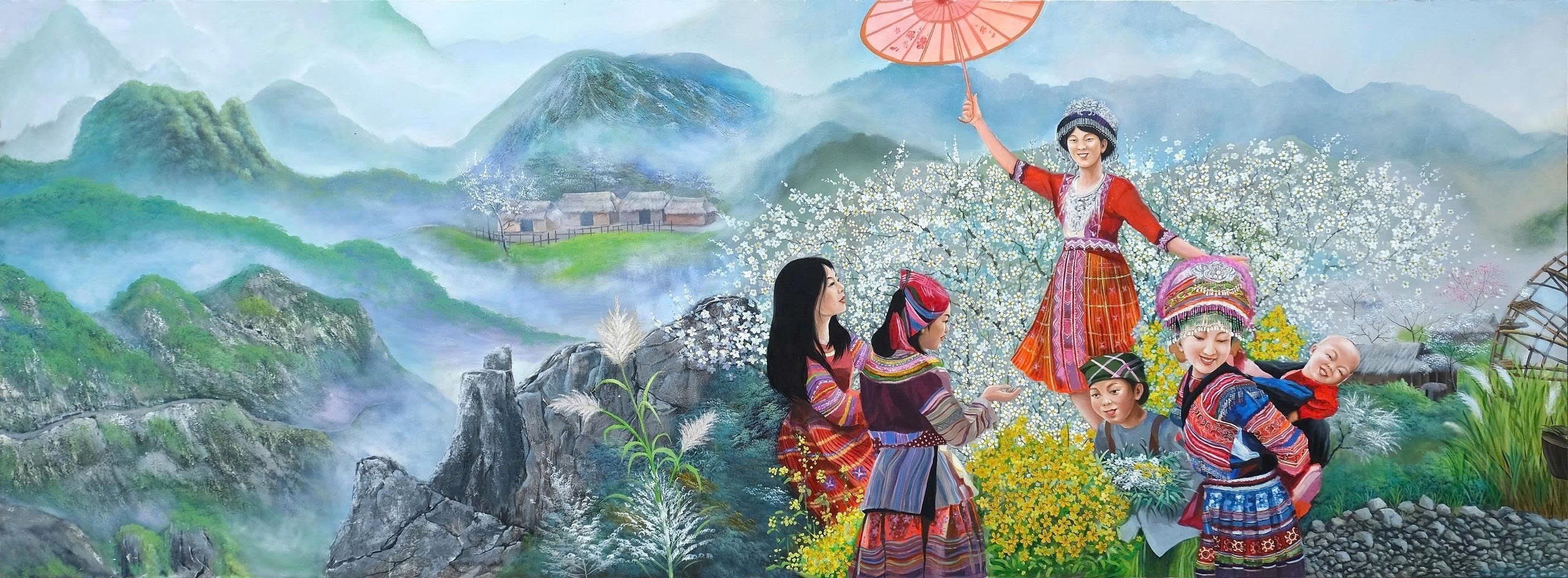 "CHÀO VIỆT NAM – QUÊ HƯƠNG TÔI": Bản trường ca hội họa tuyệt đỉnh!