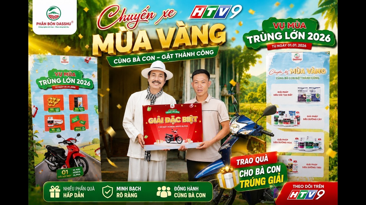 Dasshu mang “lộc vàng” trao tận tay nhà nông Lâm Đồng 