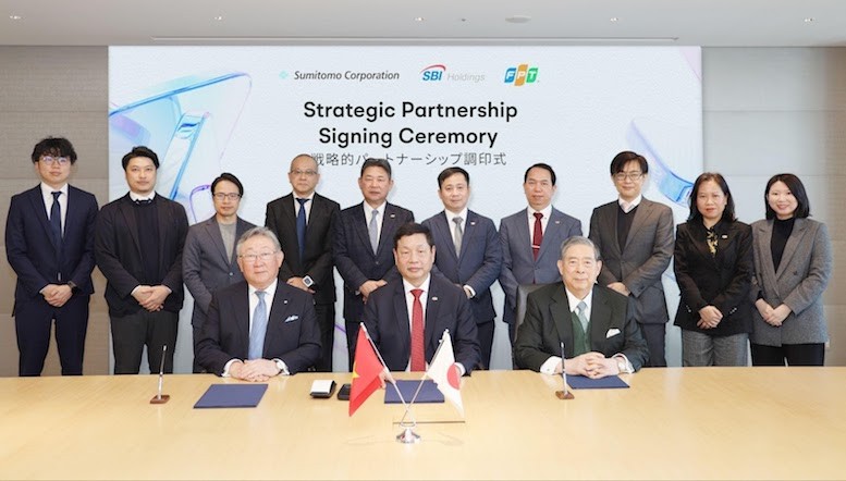 FPT công bố hợp tác và đầu tư chiến lược với Sumitomo và SBI Holdings