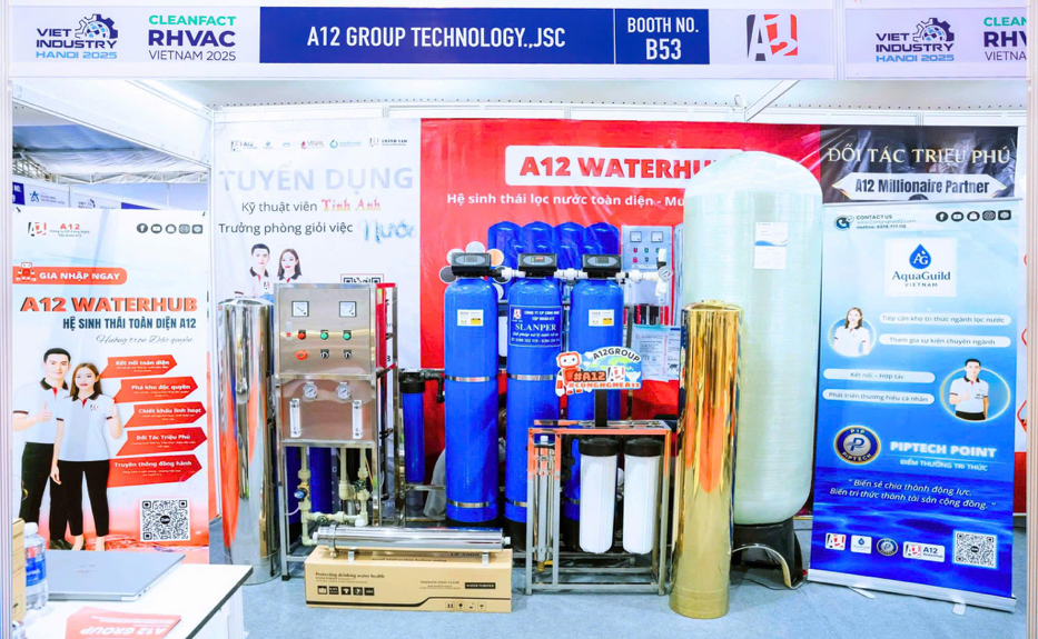 Vì sao công nghệ lọc nước của A12 gây chú ý tại triển lãm CLEANFACT – RHVAC 2025?