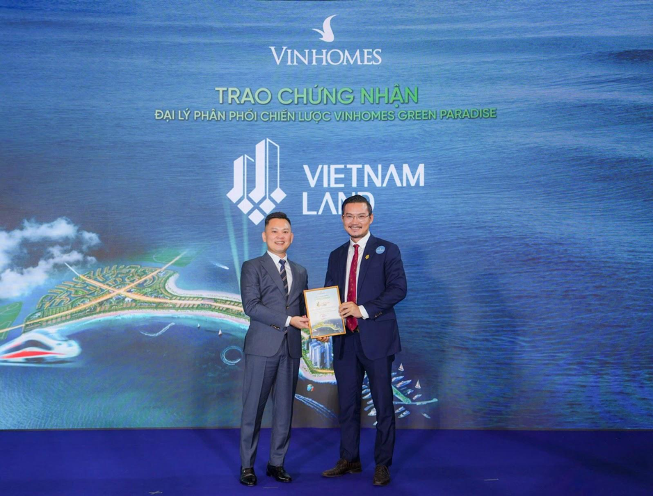 Vietnam Land chính thức trở thành đại lý phân phối chiến lược Vinhomes Green Paradise
