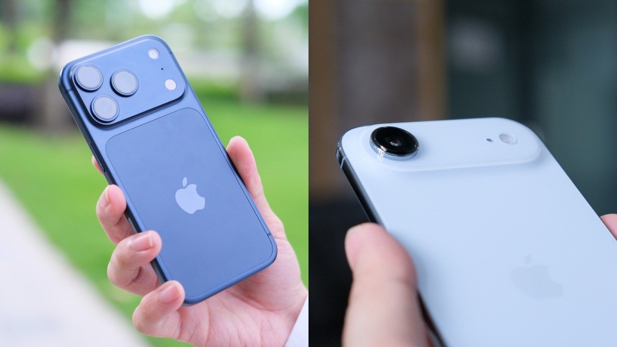 Điện thoại iPhone 17 Pro vs iPhone Air 512GB: Nhỏ gọn hay ROM lớn, máy siêu mỏng?