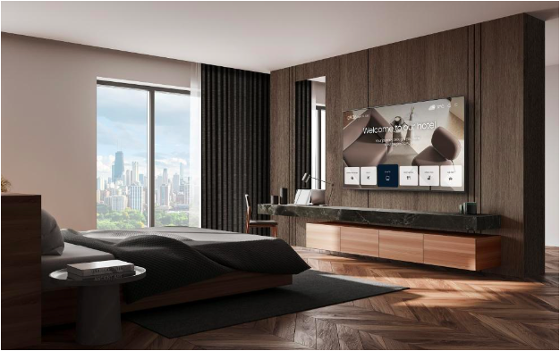 Samsung ra mắt dòng TV khách sạn HU8000F, chất lượng hình ảnh 4K
