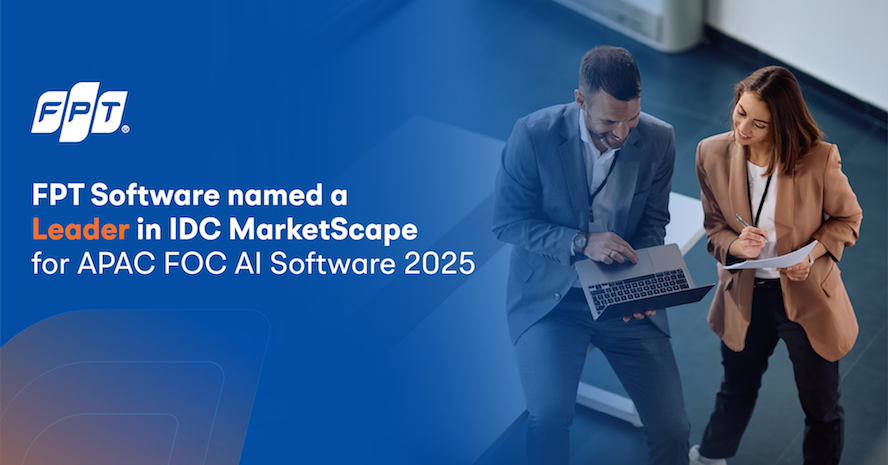 FPT đạt thứ hạng cao nhất của IDC trong mảng phần mềm giao tiếp ứng dụng AI